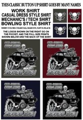 HENRY J KAISER OLD SCHOOL MUSCLE HOT ROD OUTLAW GASSER DRAG CAR SKULL WORK SHIRT