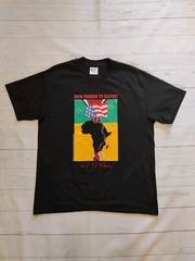 Hanes Vintage 90s Men’s USA Political Anti Slavery T-shirt Black Size Large