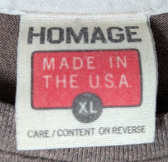 Homage Cleveland Is The City T-Shirt Men XL Brown Graphic Tee Made in USA