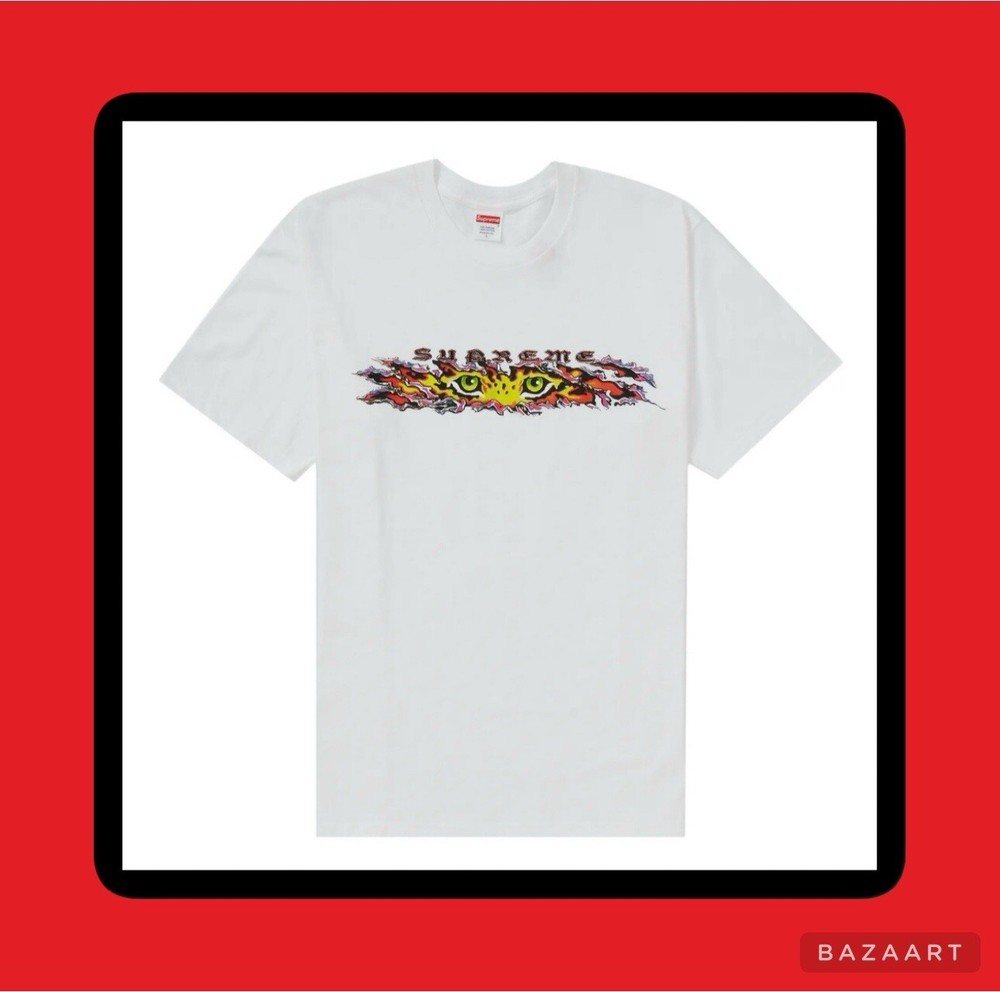 SUPREME Eyes Tee White SS22 2022 – Size 2XL ✅✅✅