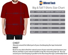 Different Touch Men Big and Tall 100% Cotton Short Sleeve T-Shirts 4PACK