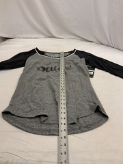 Sauce Hockey Shirt M Gray 1/2 Sleeve Poly Cotton Rayon Made USA NWT YGI O2-334