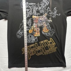 Y2K Southpole Robot Graphic T Shirt Mens XL Black Techwear Cyber Streetwear Mech