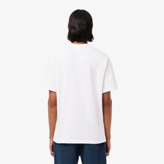 LACOSTE MEN’S CREW NECK T-SHIRT 100% COTTON art. TH7318 – WHITE and BLACK