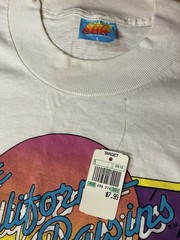 NWT Vintage 80s 90s California Raisins Hangin Ten Single Stitch T Shirt L Target