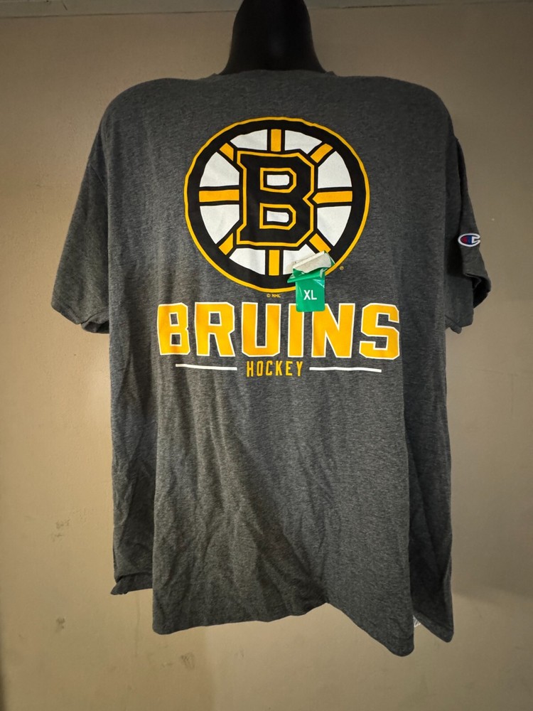 Boston Bruins Logo NHL Hockey Champion T Shirt | B14