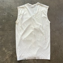 Vintage BVD Tank Too T Shirt Distressed Stains Single Stitch Vtg