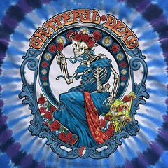 Grateful Dead Vintage Bertha Tie-Dye T-Shirt Liquid Blue