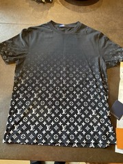 Louis Vuitton Monogram Gradient T-Shirt Black Men’s Size L With Receipt!