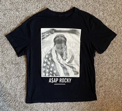 Hot Asap Rocky Gift For Fans Black S-235XL T-Shirt