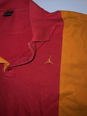 Vintage Air Jordan Brand Polo Og Y2k Sz 3x Orange Red