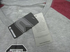 Carolina Shirt Mens XXL 2XL Gray Maroon Crew Neck Colosseum Baseball Tee NEW