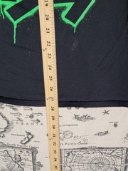 Port & Company Godzilla Japanese Text Graphic T-Shirt Men’s Large Black Cotton