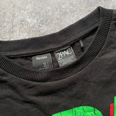 Bershka 2Pac Tupac Shakur Forever Rap Black T-Shirt Men’s Size L
