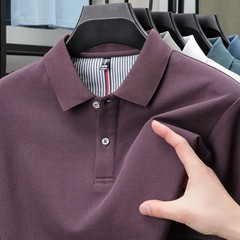 100% pure cotton short sleeved men’s polo shirt summer boutique fashion high-qua