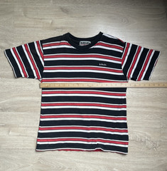 Vintage Bitch Skateboards Striped T Shirt Men’s Size Large 90S