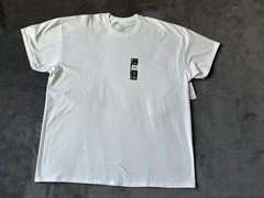 Athletic Works Men’s White Short Sleeve Cotton T-Shirt Size 2XL (50-52) NEW