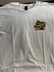 Only 1 of its Kind EXIST “STREET B-OUT”: DTG PRINT On 100% COTTON WHITE XLGE T’s