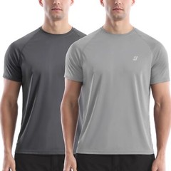 Men’s Short Sleeve Rash Guard UPF 50+ Sun Protection Quick Dry Lightweight Swim