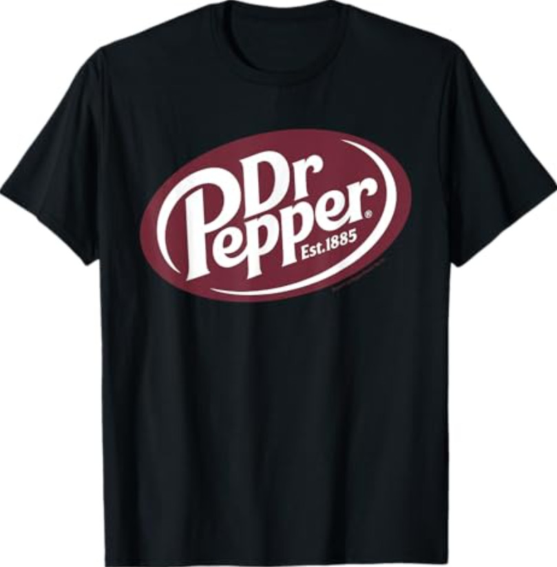 Dr Pepper “Est. 1885” Classic Vintage Logo Unisex Graphic T-Shirt NEW