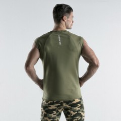 CODE 22 Force Sweat Top, Army Green / Khaki, 9808