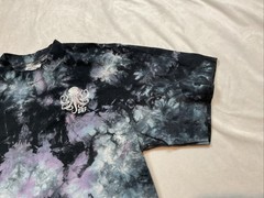 Shaka Wear Super MAX Heavy Streetwear Tie Dye Shirt Embroidered Octopus Squid M