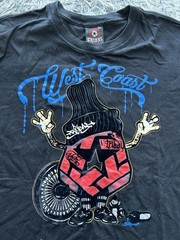 Tribal Gear Shirt Mens XL Black West Coast Y2K Graffiti Art Streetwear Skater