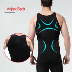 FAJAS Men Ultra Lift Body Slimming Shaper Weight Loss Shapewear Waist Shirt Vest