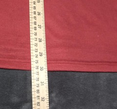 Faux Real Shirt Men’s 2XL Red Long Sleeve Stretch Ron Burgandy Halloween Costume