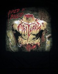 OBITUARY cd cvr INKED IN BLOOD Official SHIRT LAST 2X New cause death slowly rot