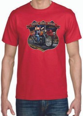 Adult DryBlend® T-Shirt – ( GO’IN HOG WILD – BIKER / CHOPPER)