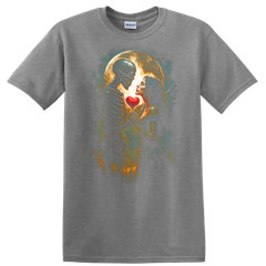 Skeleton Love Romantic Moonlight Halloween T Shirt Gothic Vampires Tee
