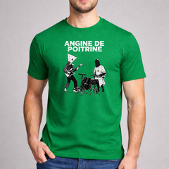 Music Shirt Funny Sarcastic Angine De Poitrine Live Art Graphic Men Boys Kids