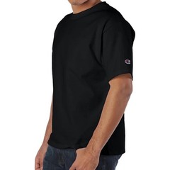 Champion T425 Men Crew Neck Short Sleeves T-Shirt – Medium Black