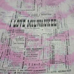 Vintage Fruit Of The Loom Shirt Size XL “I Love Milwaukee” Graphic Tee Tie-Dyed
