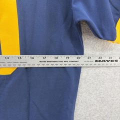 Vintage Don Alleson Hunters Creek Church Shirt Mens XL Blue Jersey 20 V Neck