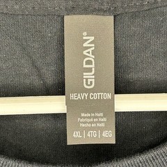 Gildan Uncle Est 2026 Black Heavy Cotton T-Shirt 4XL Mens NWOT Baby Announcement