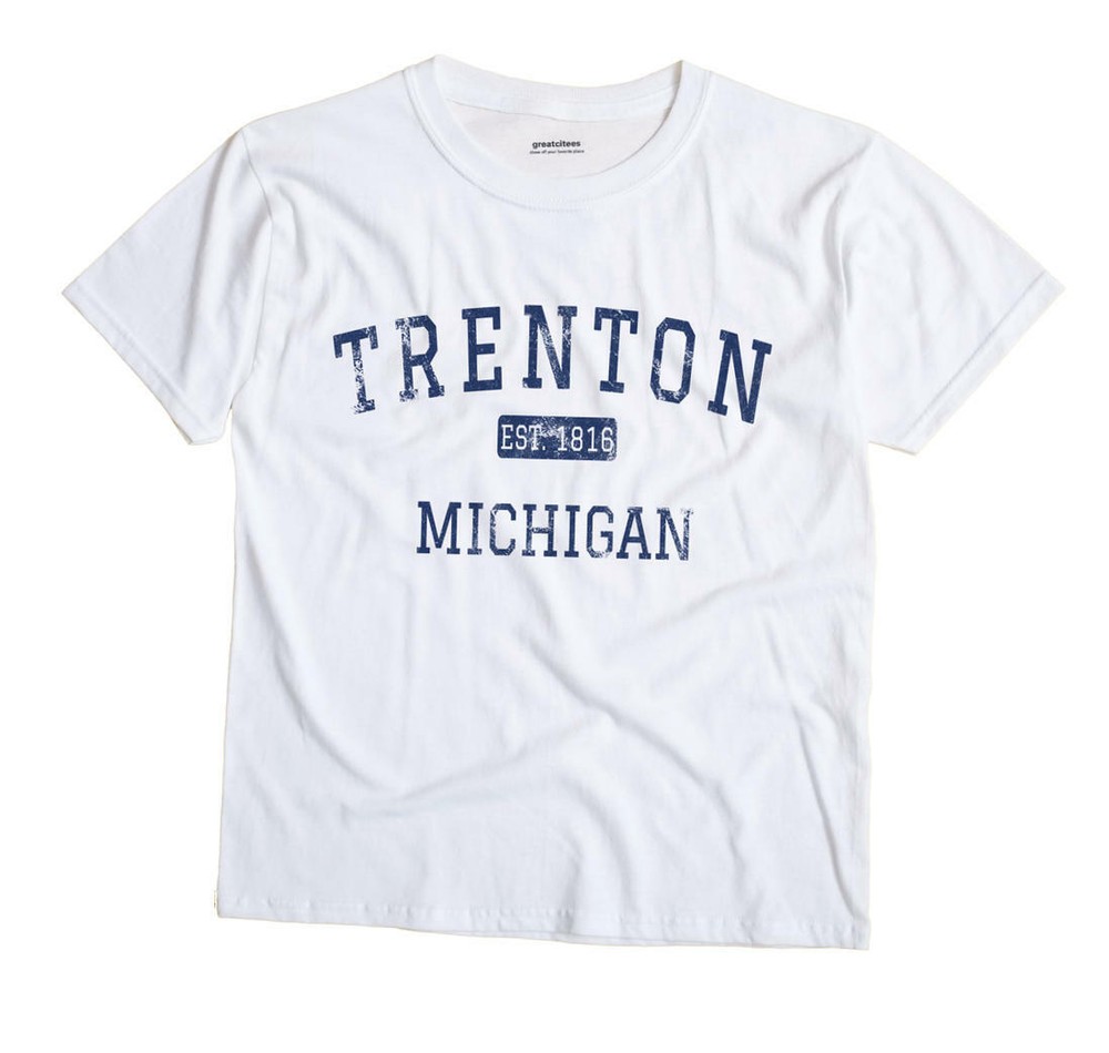 Trenton Michigan MI T-Shirt EST