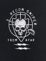 Howitzer Style Men’s T-Shirt Recon Sniper Military Grunt MFG