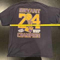 Vintage LA Lakers Kobe Bryant NBA Black T shirt XL 2009 Champions Championship