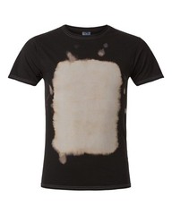 Peaches 100% Ringspun Soft Cotton LaMer Over-Dyed Tee, Crinkle Tie Dye, T-Shirt