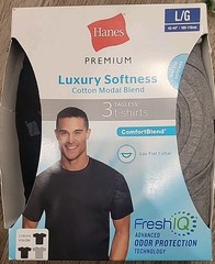Hanes Men Crew neck T-Shirt 3-Pack ComfortSoft 100% Cotton Heavyweight Tee Plain