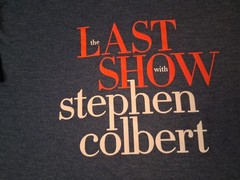 The Late Show With Stephen Colbert Last Show Tee Shirt – Large
