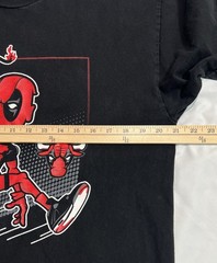 Original Rufnek Deadpool Jumpman Parody T-Shirt Men’s LG Black Bulls Streetwear