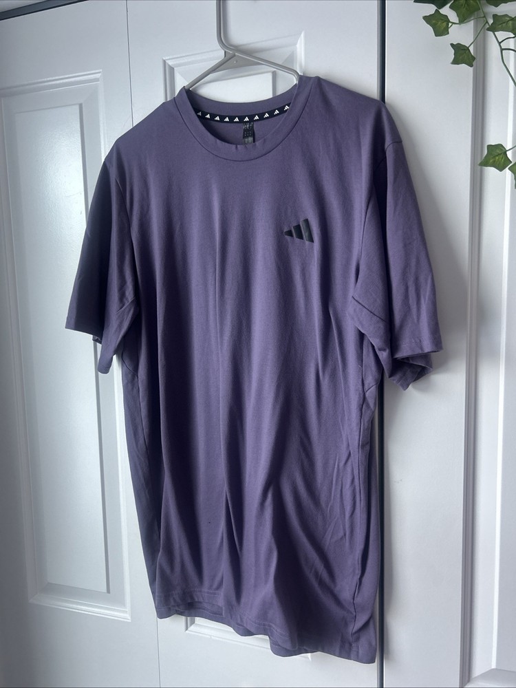 CLEAN! Adidas Train Essentials Shirt Light Purple Men’s Large Tall Athletic Top