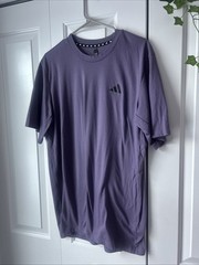 CLEAN! Adidas Train Essentials Shirt Light Purple Men’s Large Tall Athletic Top