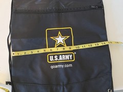 Military Army 3 Piece Set Physical Fitness Uniform 2 Shirts/1 Bag Black Large