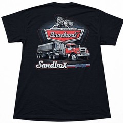 Brockway Truck T-shirt Men’s 3x Black Short Sleeve Graphic Print Crew Neck Tee