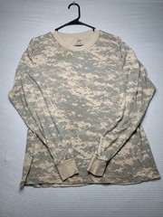 1110 Rothco Camo Long Sleeve TShirt Tactical Military Crew Tee Army Camouflage L
