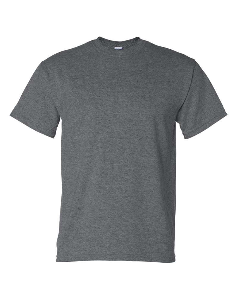 2XL Dark Heather Blank – Gildan 8000 Short Sleeve DryBlend T-Shirt